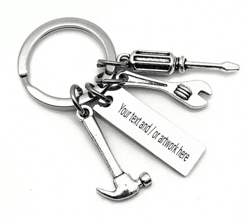Personalized Handyman Keyring